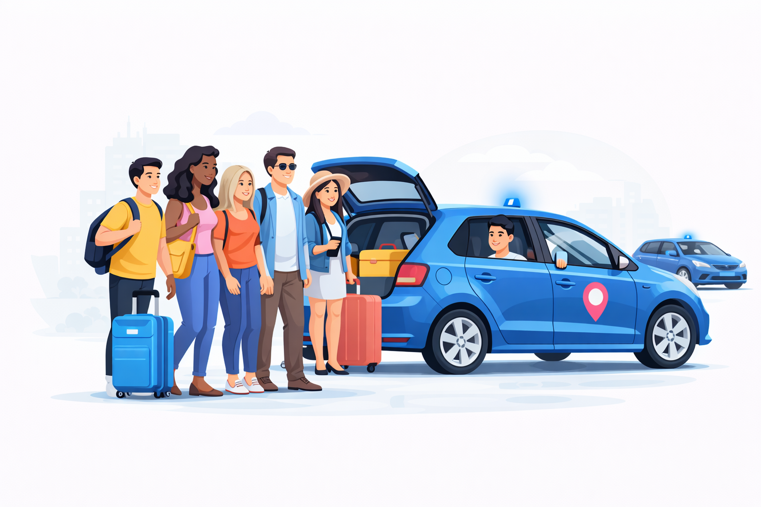 Group shuttle transport